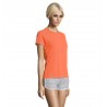 Sol's - Tee-shirt femme manches raglan SPORTY WOMEN - Neon Orange