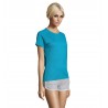 Sol's - Tee-shirt femme manches raglan SPORTY WOMEN - Aqua