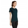 Sol's - Tee-shirt femme manches raglan SPORTY WOMEN - Bleu Pétrole