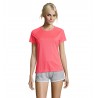Sol's - Tee-shirt femme manches raglan SPORTY WOMEN - Corail Fluo