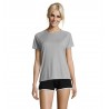 Sol's - Tee-shirt femme manches raglan SPORTY WOMEN - Gris Pur