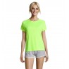Sol's - Tee-shirt femme manches raglan SPORTY WOMEN - Jaune Fluo