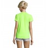 Sol's - Tee-shirt femme manches raglan SPORTY WOMEN - Jaune Fluo