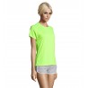 Sol's - Tee-shirt femme manches raglan SPORTY WOMEN - Jaune Fluo