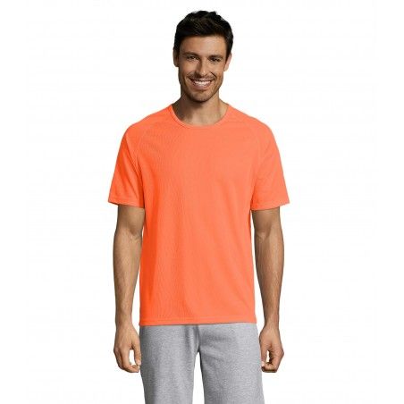Sol's - Tee-shirt manches raglan SPORTY - Neon Orange