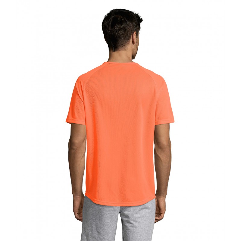 Sol's - Tee-shirt manches raglan SPORTY - Neon Orange