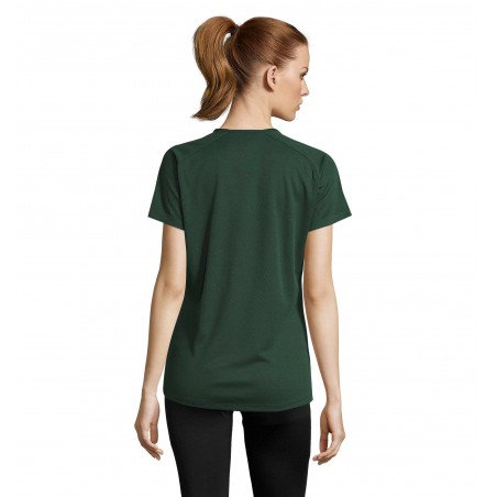 Sol's - Tee-shirt femme manches raglan SPORTY WOMEN - Vert Forêt