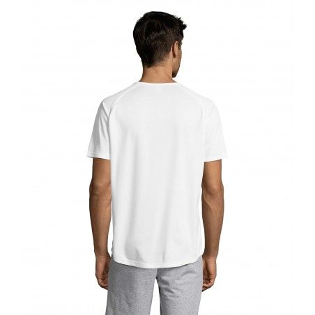 Sol's - Tee-shirt manches raglan SPORTY - Blanc