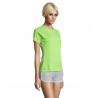 Sol's - Tee-shirt femme manches raglan SPORTY WOMEN - Vert Pomme