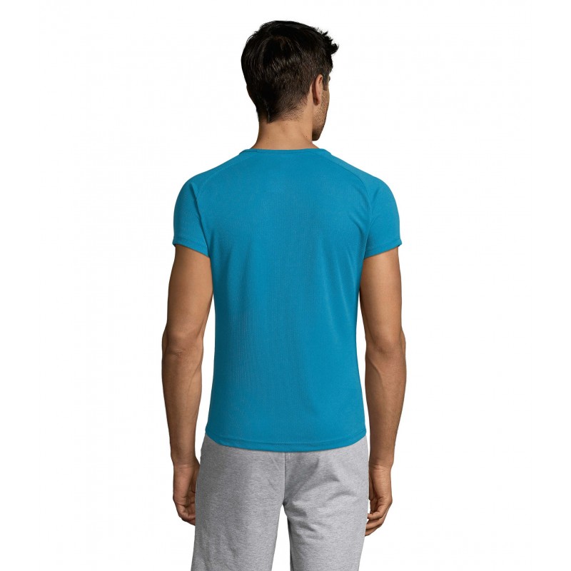 Sol's - Tee-shirt manches raglan SPORTY - Aqua