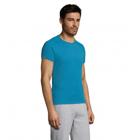 Sol's - Tee-shirt manches raglan SPORTY - Aqua