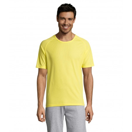 Sol's - Tee-shirt manches raglan SPORTY - Citron