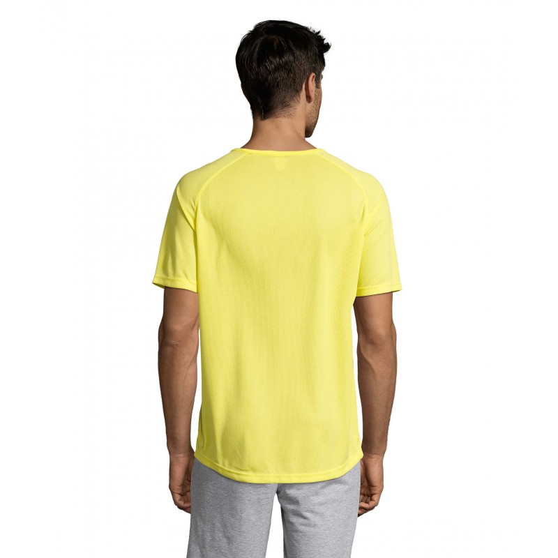 Sol's - Tee-shirt manches raglan SPORTY - Citron