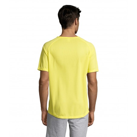 Sol's - Tee-shirt manches raglan SPORTY - Citron