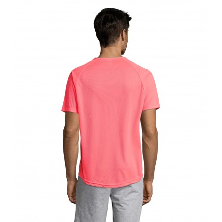 Sol's - Tee-shirt manches raglan SPORTY - Corail Fluo