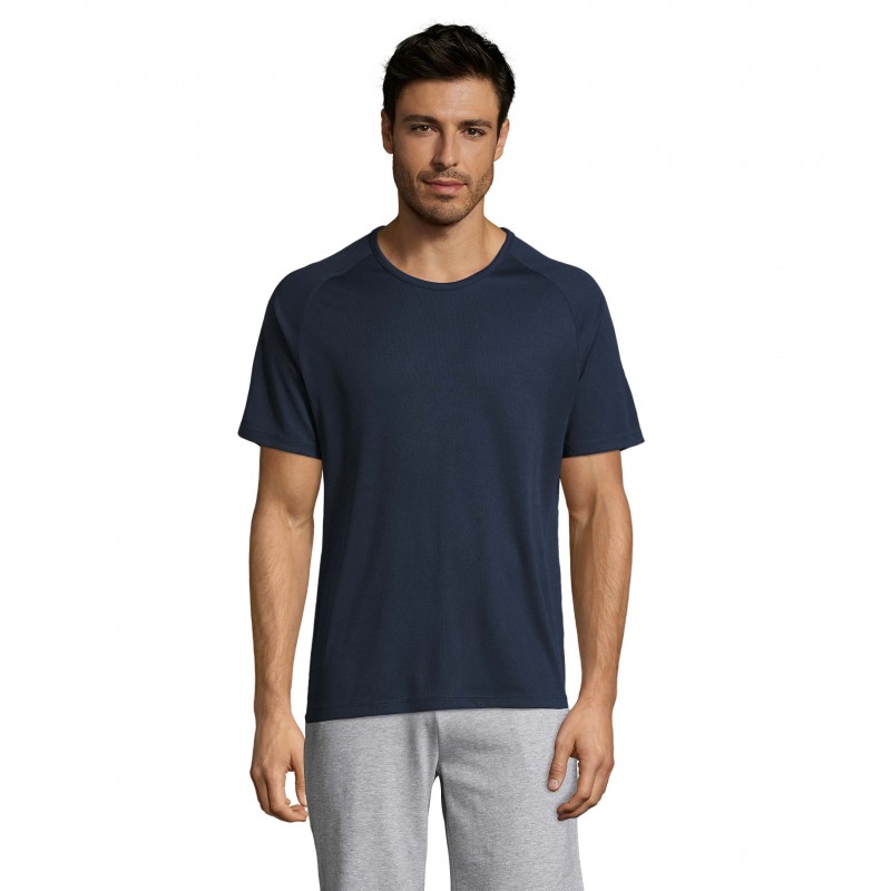 Sol's - Tee-shirt manches raglan SPORTY - French Marine