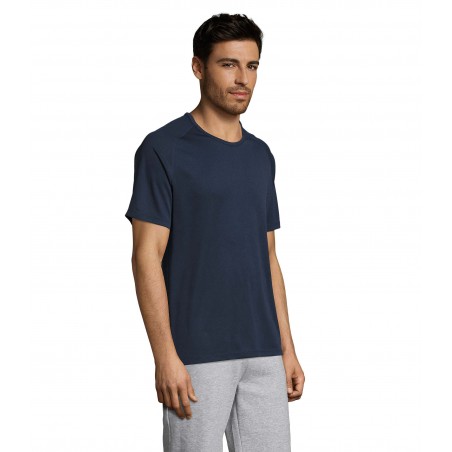 Sol's - Tee-shirt manches raglan SPORTY - French Marine