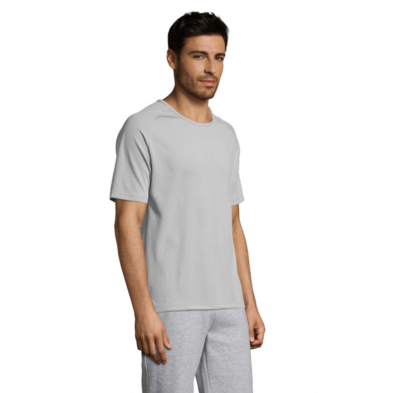 Sol's - Tee-shirt manches raglan SPORTY - Gris Pur