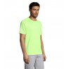Sol's - Tee-shirt manches raglan SPORTY - Jaune Fluo