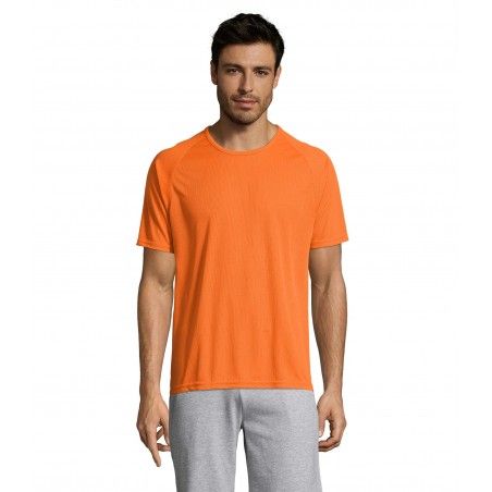 Sol's - Tee-shirt manches raglan SPORTY - Orange