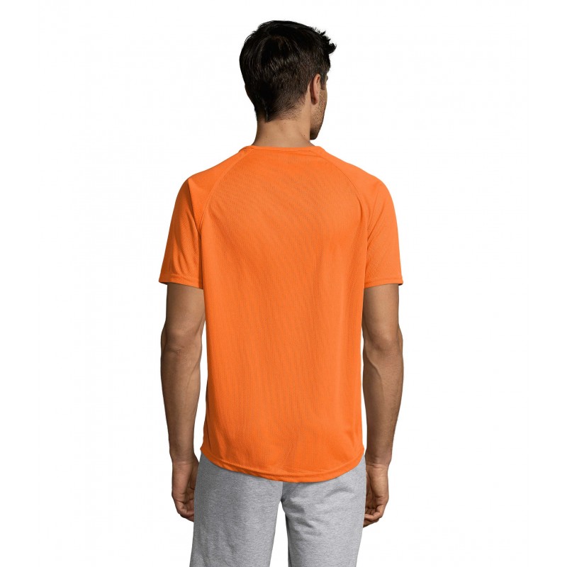 Sol's - Tee-shirt manches raglan SPORTY - Orange