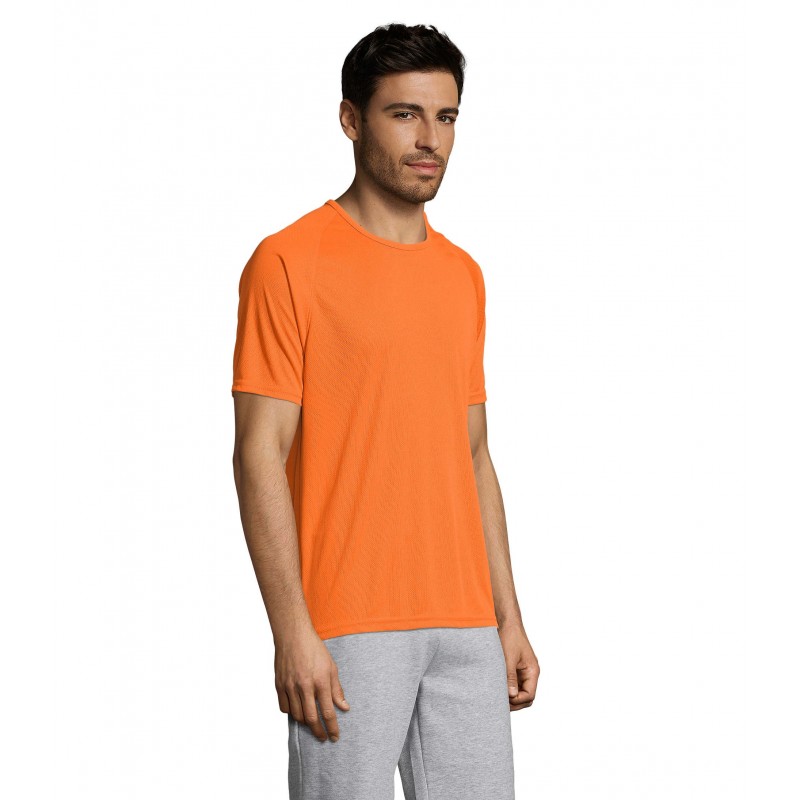 Sol's - Tee-shirt manches raglan SPORTY - Orange