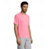 Sol's - Tee-shirt manches raglan SPORTY - Rose Fluo