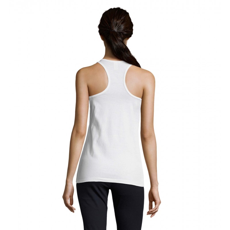 Sol's - Débardeur femme dos nageur JUSTIN WOMEN - Blanc