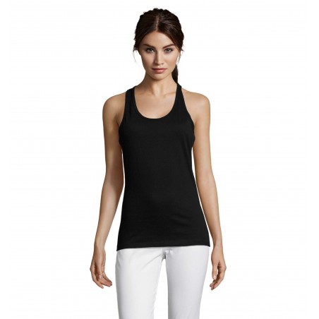 Sol's - Débardeur femme dos nageur JUSTIN WOMEN - Noir Profond