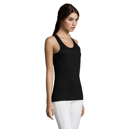 Sol's - Débardeur femme dos nageur JUSTIN WOMEN - Noir Profond