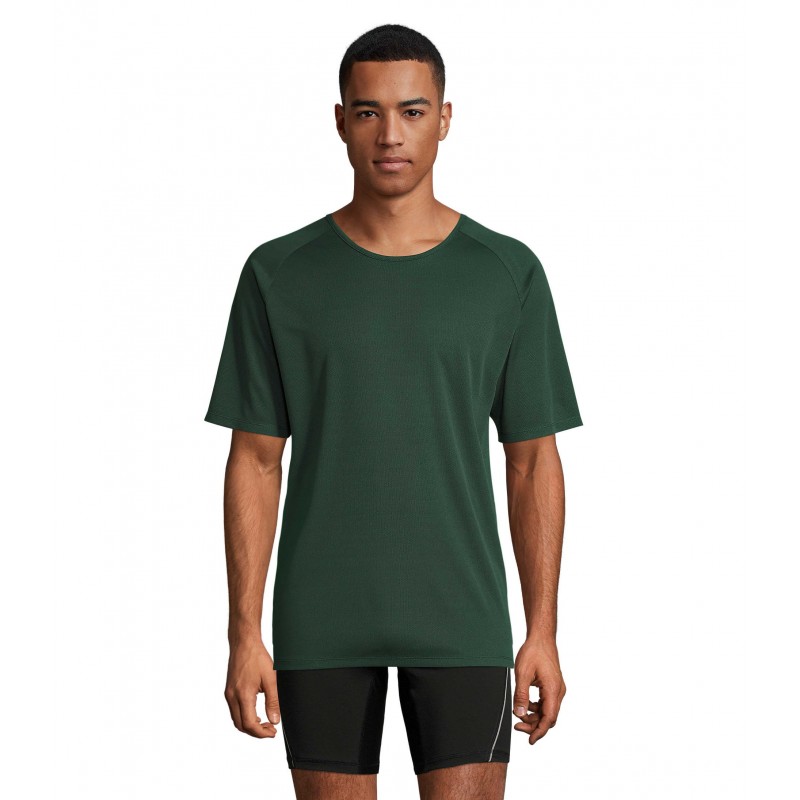 Sol's - Tee-shirt manches raglan SPORTY - Vert Forêt