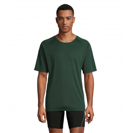 Sol's - Tee-shirt manches raglan SPORTY - Vert Forêt