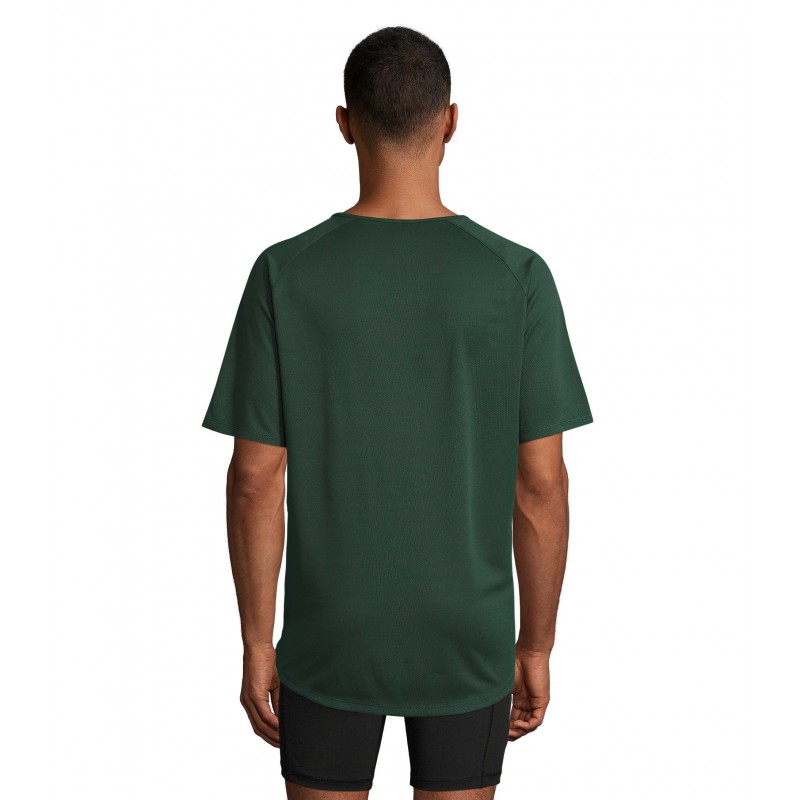 Sol's - Tee-shirt manches raglan SPORTY - Vert Forêt
