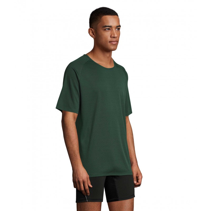 Sol's - Tee-shirt manches raglan SPORTY - Vert Forêt