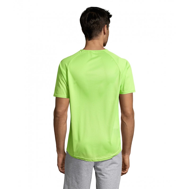 Sol's - Tee-shirt manches raglan SPORTY - Vert Pomme