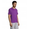 Sol's - Tee-shirt manches raglan SPORTY - Violet Foncé