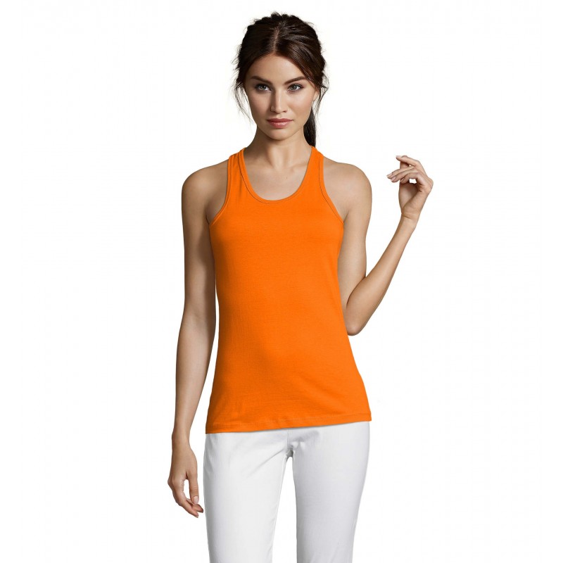 Sol's - Débardeur femme dos nageur JUSTIN WOMEN - Orange