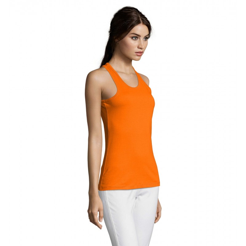 Sol's - Débardeur femme dos nageur JUSTIN WOMEN - Orange