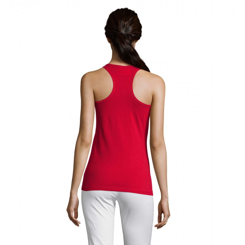 Sol's - Débardeur femme dos nageur JUSTIN WOMEN - Rouge