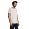 Sol's - Tee-shirt homme col rond IMPERIAL - Blanc Chiné