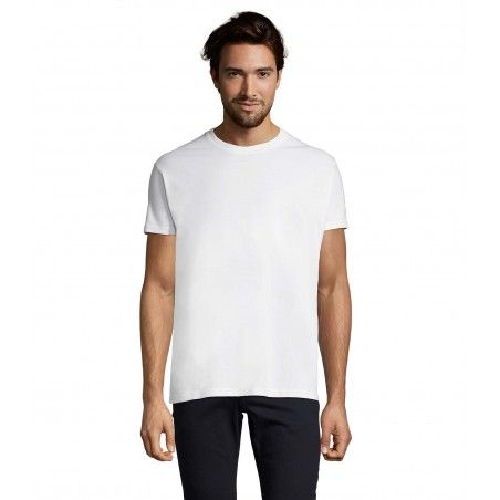 Sol's - Tee-shirt homme col rond IMPERIAL - Blanc