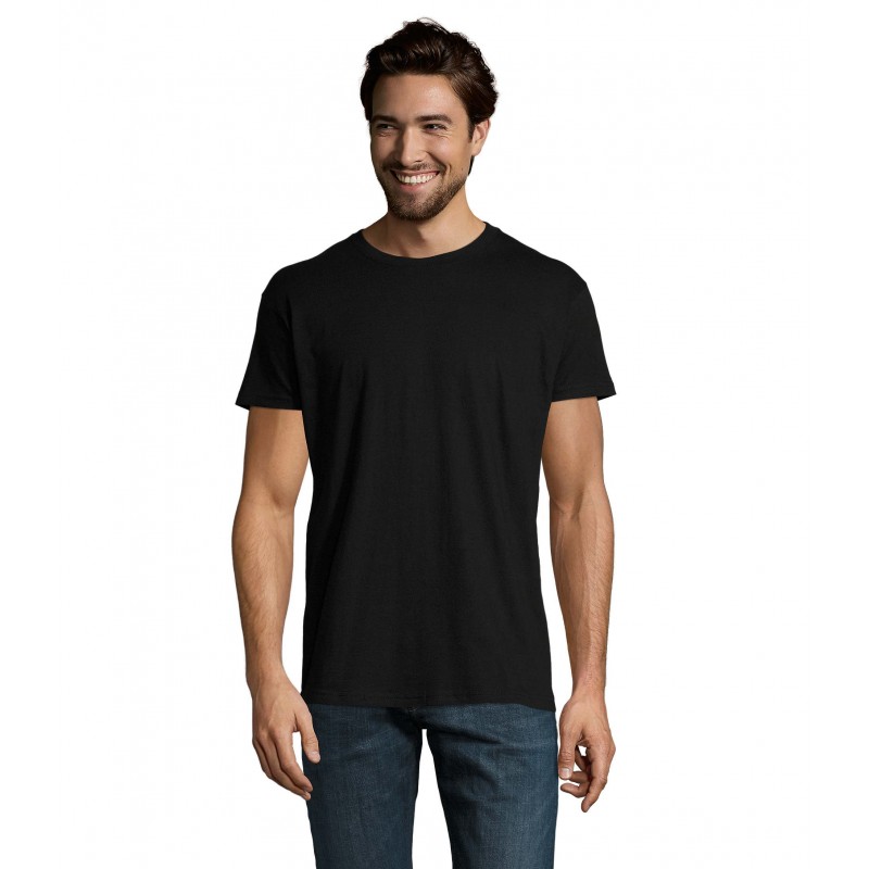 Sol's - Tee-shirt homme col rond IMPERIAL - Noir Profond