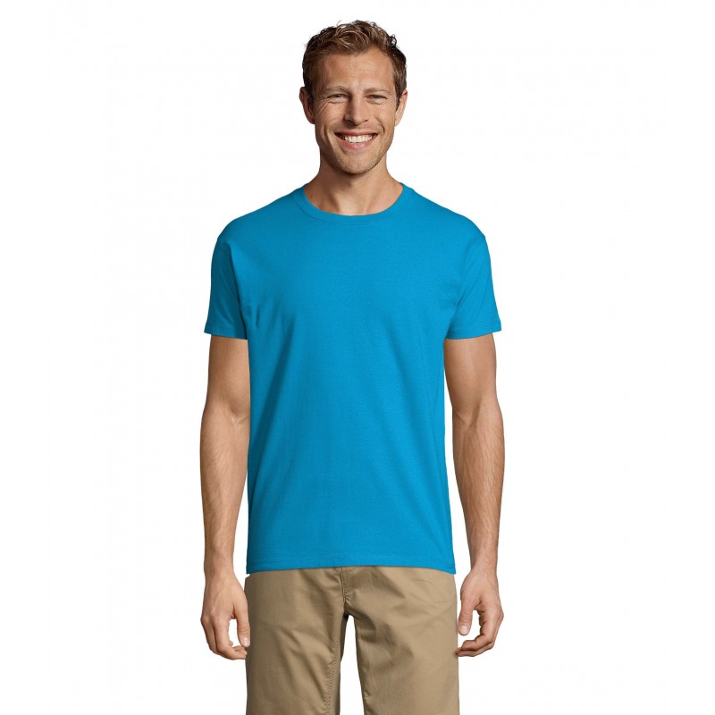 Sol's - Tee-shirt homme col rond IMPERIAL - Aqua
