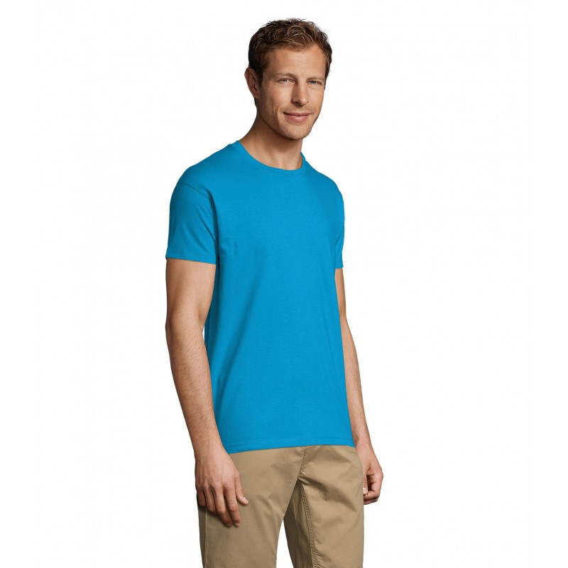 Sol's - Tee-shirt homme col rond IMPERIAL - Aqua