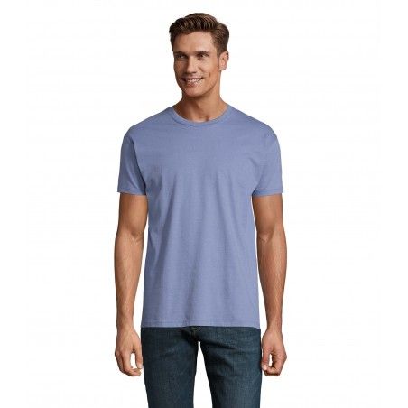 Sol's - Tee-shirt homme col rond IMPERIAL - Bleu