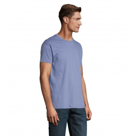 Sol's - Tee-shirt homme col rond IMPERIAL - Bleu