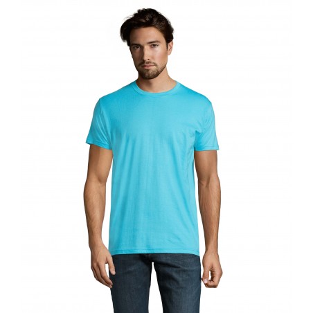 Sol's - Tee-shirt homme col rond IMPERIAL - Bleu Atoll