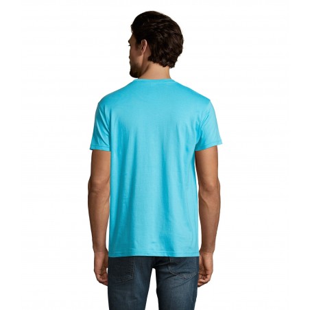 Sol's - Tee-shirt homme col rond IMPERIAL - Bleu Atoll