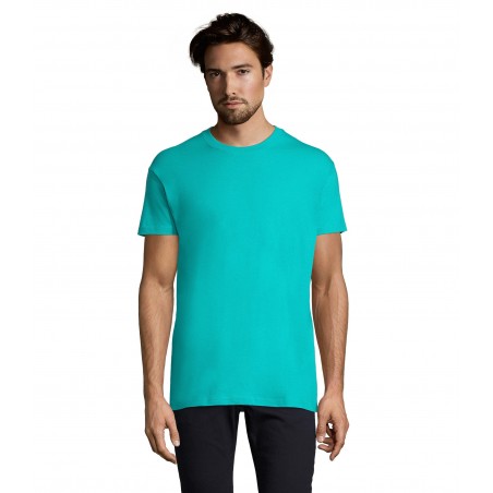 Sol's - Tee-shirt homme col rond IMPERIAL - Bleu Caraïbes