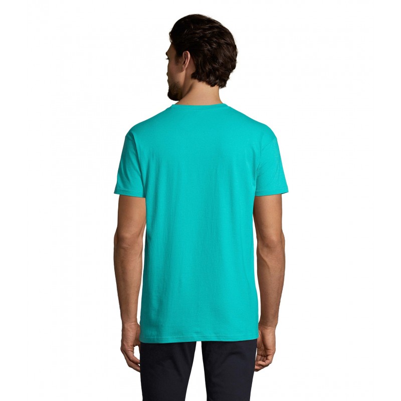 Sol's - Tee-shirt homme col rond IMPERIAL - Bleu Caraïbes